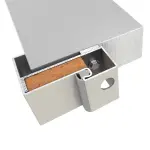 Detailansicht der Eckzarge von Innentür-Set 2-flg Stahl mit Feuerschutzfunktion STU/STS T30-2 inkl. Eckzarge - Hörmann