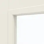 Detailansicht des Lichtausschnitts von Weißlack-Innentür Country 20 LA SP - Lebo