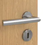 Detailansicht der Oberfläche von Eiche Hell EiB 310 Typ LA-3 PortaLit-CPL Innentür - Westag