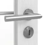 Detailansicht der Oberfläche von Smart 1 Schlossseite Basic Durat Eiche Weiß Innentür - Huga