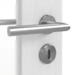 Detailansicht der Oberfläche von HUGA Innentür Sueno 1 Eiche Weiß Durat Concept