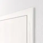 Detailansicht der geschlossenen Tür von HUGA Innentür-Set Pino weiß Basic Durat stumpfeinschlagend mit Zarge und Drücker