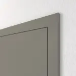 Geschlossene Detailansicht von HUGA Innentür-Set Hygge grau Basic Durat stumpfeinschlagend mit Zarge und Drücker