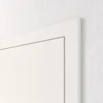 Geschlossene Detailansicht von HUGA Innentür-Set Weißlack Dekor ähnlich RAL 9016 Basic Durat stumpfeinschlagend mit Zarge und Drücker