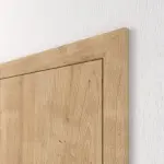 Geschlossene Detailansicht von HUGA Innentür-Set Asteiche Basic Durat stumpfeinschlagend mit Zarge und Drücker