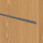 Detailansicht der Lisene von GARANT Rauchschutztür Corona 834 Eiche Premium CePaL