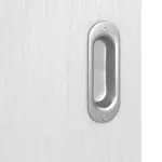 Detailansicht der Oberfläche von Huga Schiebetür Eiche Weiß Durat ProLine