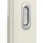 Detailansicht der Oberfläche von Schiebetür TE-24 Nordische Fichte astarm gebürstet weiß lackiert Massivholz