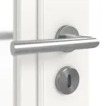 Detailbild Oberfläche RAL 9016 von Doppelflügeltür Landhaus 10 LA 01
