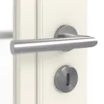 Detailbild Oberfläche RAL 9010 von Doppelflügeltür Landhaus 30 LA 01