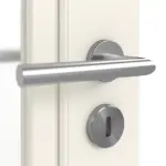 Detailbild Oberfläche RAL 9010 von Doppelflügeltür Landhaus 40 LA 01