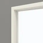 Detailansicht des Lichtausschnitts von WESTAG Wohnungseingangstür Kitt A 446 GetaLit HPL mit Lichtausschnitt LA-1 mittig