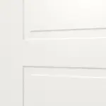 Detailansicht der Querleiste von LEBO Wohnungseingangstür Kopenhagen 10 Weißlack