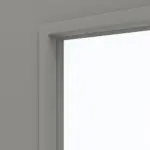 Detailansicht des Lichtausschnitts von WESTAG Doppelflügel-Schiebetür Kitt A 446 PortaLit CPL mit Lichtausschnitt LA-1000