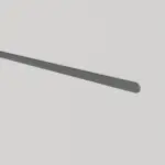 Detailansicht der Lisene von GARANT Doppelflügeltür Corona 830 Silver Grey CePaL mit Lichtausschnitt LA-4 mittig mit Zarge