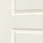 Detailansicht der Fräsung von LEBO Doppelflügeltür Formelle 20 Weißlack mit Zarge