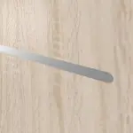 Detailansicht der horizontalen Lisene von CLASSEN Doppelflügeltür Tetyda M3 Eiche Sonoma 3D Look mit Lichtausschnitt inkl. Zarge