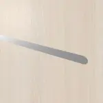 Detailansicht der horizontalen Lisene von CLASSEN Doppelflügeltür Tetyda M5 Akazie hell CPL inkl. Zarge 