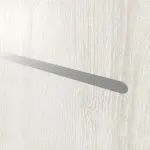 Detailansicht der horizontalen Lisene von CLASSEN Doppelflügeltür Tetyda M5 Norwegische Esche CPL inkl. Zarge 