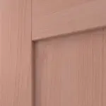 Detailansicht der Fräsung von Doppelflügeltür TM-10 Buche Massivholz mit Zarge