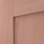 Detailansicht der Fräsung von Doppelflügeltür TM-6 Buche Massivholz mit Zarge