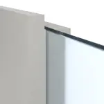 Detailansicht des Lichtausschnitts von Hellgrau A 402 PortaLit Innentür Lineo Typ 3602-Lb - Westag