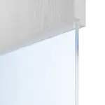 Detailansicht des Lichtausschnitts von Smart 2 quer Accura 79-7 Basic Durat Eiche Weiß Innentür - Huga