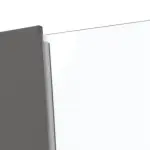 Detailansicht des Lichtausschnitts von Huga Innentür Sueno 2 Hygge grau RAL 7037 Duradecor Concept