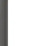 Detailansicht des Lichtausschnitts von Huga Schiebetür Hygge grau RAL 7037 Lack Basic mit Lichtausschnitt LA 6 Raute