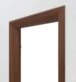 Detailansicht der Rückseite von CLASSEN Zarge Arcus Nuss Primo