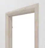 Detailansicht der Rückseite von CLASSEN Zarge Arcus Nuss Kolumbia hell 3D Look