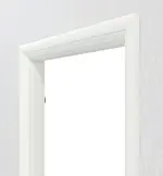 Detailansicht der Rückseite von CLASSEN Zarge Arcus Weiß Primo