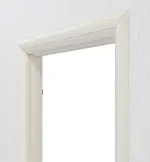 Detailansicht der Rückseite von CLASSEN Zarge New Arcus Esche Weiß 3D Look