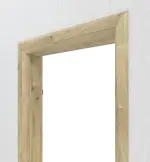 Detailansicht der Rückseite von CLASSEN Zarge New Arcus Hamilton Eiche CPL