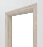 Detailansicht der Rückseite von CLASSEN Zarge New Arcus Nuss Kolumbia hell 3D Look