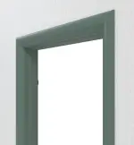 Detailansicht der Rückseite von CLASSEN Zarge New Arcus Uni Green Iridium