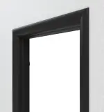 Detailansicht der Rückseite von CLASSEN Zarge New Arcus Uni BLackIridium