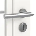 Detailbild Oberfläche RAL 9016 von Doppelflügeltür Landhaus 21 LA 01