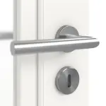 Detailbild Oberfläche RAL 9016 von Doppelflügeltür Landhaus 30 LA 01