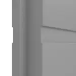 Detailansicht der horizontalen Fräsung von CLASSEN Doppelflügeltür Evelin M4 Grau RAL 7004 Lack 