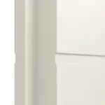 Detailansicht der Fräsung von CLASSEN Doppelflügeltür Dynamic 3.25 Weißlack RAL 9010 inkl. Zarge