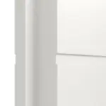 Detailansicht der Fräsung von CLASSEN Doppelflügeltür Dynamic 3.26 Weißlack RAL 9016 inkl. Zarge