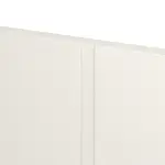 Detailansicht der Fräsung von CLASSEN Doppelflügeltür Dynamic 3.23 Weißlack RAL 9010 inkl. Zarge