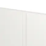 Detailansicht der Fräsung von CLASSEN Doppelflügeltür Dynamic 3.29 Weißlack RAL 9016 inkl. Zarge