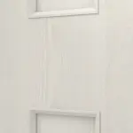 Detailansicht der Querleiste von CLASSEN Doppelflügeltür Modena 4 Esche Weiß 3D Look inkl. Zarge 