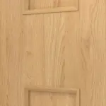 Detailansicht der Querleiste von CLASSEN Doppelflügeltür Modena 4 LA 3/4 Eiche geölt 3D Look inkl. Zarge mit Lichausschnitt