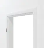 Detailbild von HUGA Zarge Weiß Bütte Durat Basic mit runder Kante