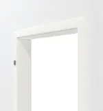 Detailbild von Weiß RAL 9016 Basic Durat Zarge für Wohnungseingangstüren (Rundkante) - Huga