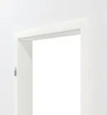Detailbild von Weiß RAL 9016 ProLine Duradecor Holzzarge (Rundkante) - Hörmann