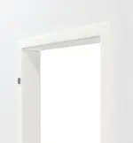 Detailbild von Weiß RAL 9016 Basic Durat Holzzarge für Brandschutztüren (Rundkante) - Huga